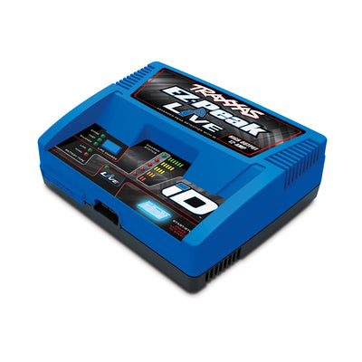 Traxxas Live 12-Amp Fast Charger with ID Technology Vehicle, Blue (For Parts)
