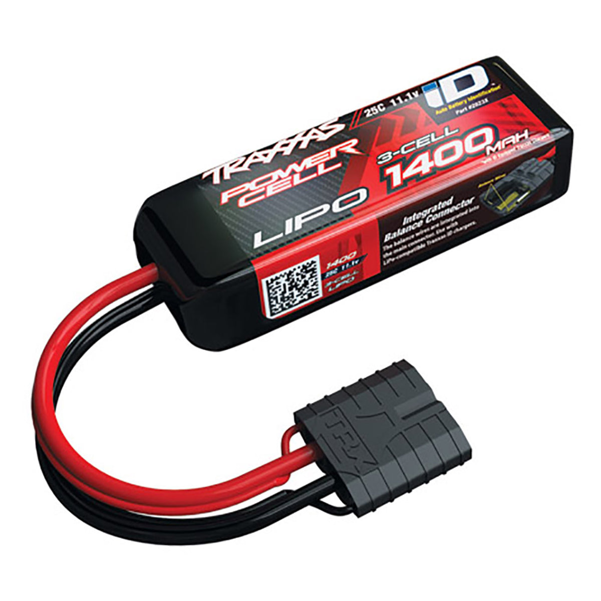 Traxxas 2823X Power Cell 1400mAh 11V RC Car/Truck 3S LiPo Battery (Open Box)