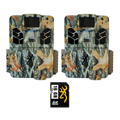 Browning Trails Dark Ops Apex Trail Hunting Camera (2 Pack) and 16GB SD Card