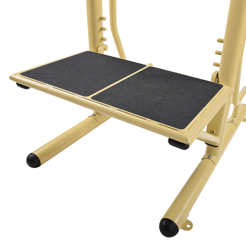 Stamina 65-1485 Weatherproof Steel Outdoor Fitness Power Tower Pro Station, Gold