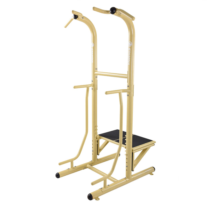 Stamina Weather-Resistant Outdoor Fitness Power Tower Pro Station Gold(Open Box) - VMInnovations