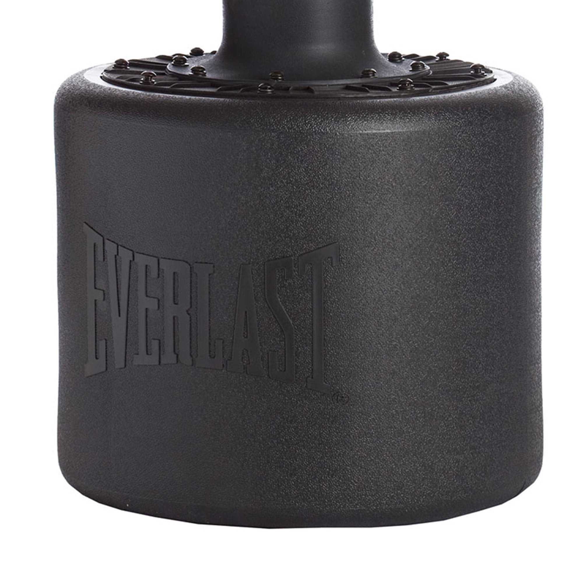 Everlast Powercore Standing Training Bag + Elite Boxing Gloves, Size 14, Black
