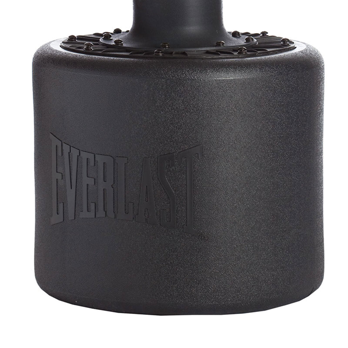 Everlast Powercore Standing Training Bag + Elite Boxing Gloves, Size 14, Black