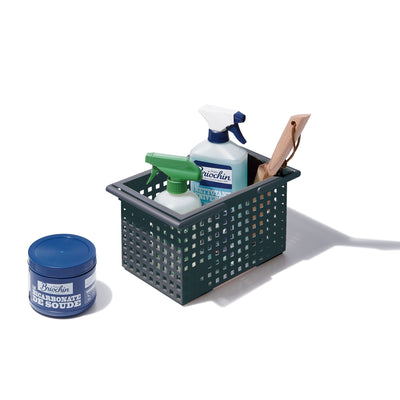 Like-It Stacking Plastic Bathroom Storage Organizer Basket Tote, Gray (6 Pack)