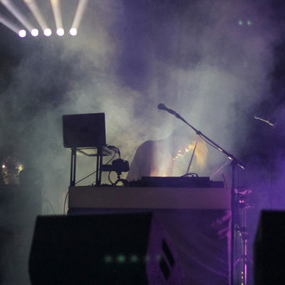 CHAUVET DJ Low Profile Hurricane Light Show 4D Hazer with Timer Remote, Black - VMInnovations