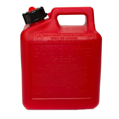 Midwest Can Company 1210 1 Gallon Gas Can Fuel Container Jugs w/ Spout (4 Pack) - VMInnovations