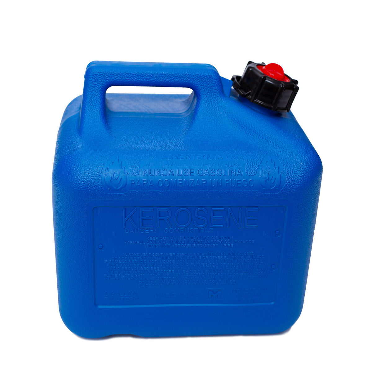 Midwest Can Company 2 Gallon Kerosene Gas Can Container with Spout (Open Box)