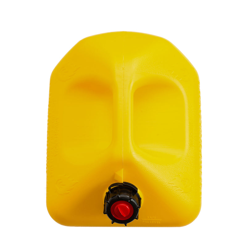 Midwest Can Company 5 Gal Diesel Fuel Container w/ Auto Shutoff, Yellow (2 Pack)