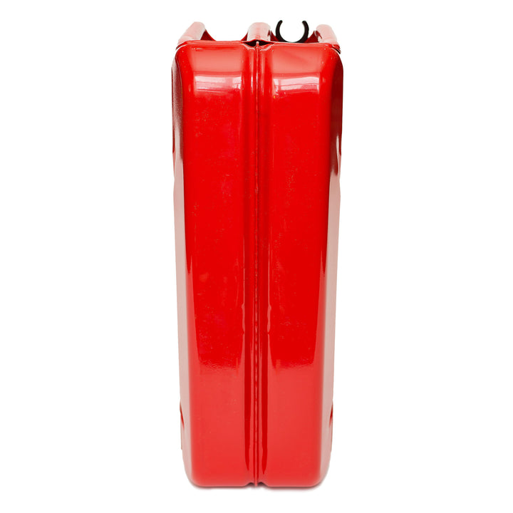 Midwest Can Company 5-Gallon Durable Metal Gas Can with Quick Flow Spout, Red - VMInnovations