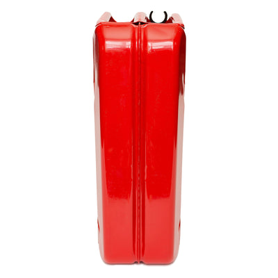Midwest Can Company 5-Gallon Metal Gas Can with Quick Flow Spout, Red (2 Pack)