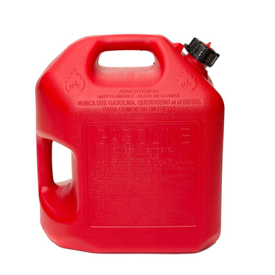 Midwest Can Company 5610 5-Gallon Gas Can Fuel Container Jug w/ Quick-Flow Spout