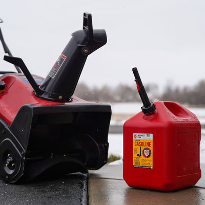 Midwest Can Company 5610 5 Gallon Gas Can Fuel Container Jugs w/ Spout(Open Box) - VMInnovations