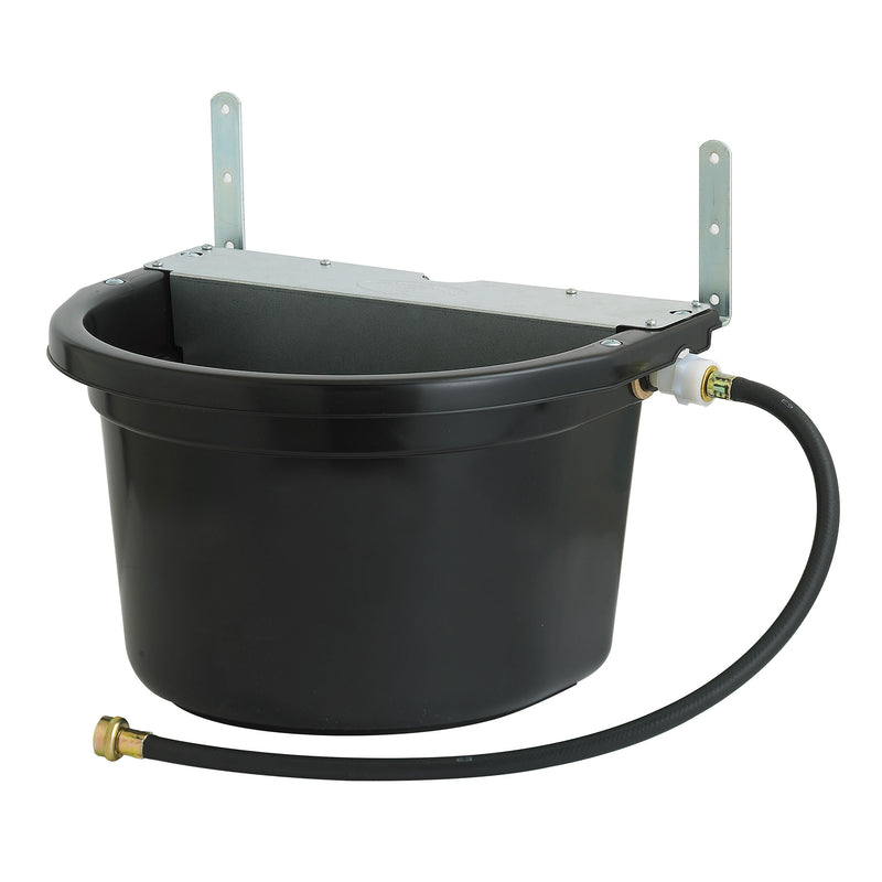 Little Giant FW16MTLBLACK 4 Gal. Float Controlled Waterer Livestock Water Trough