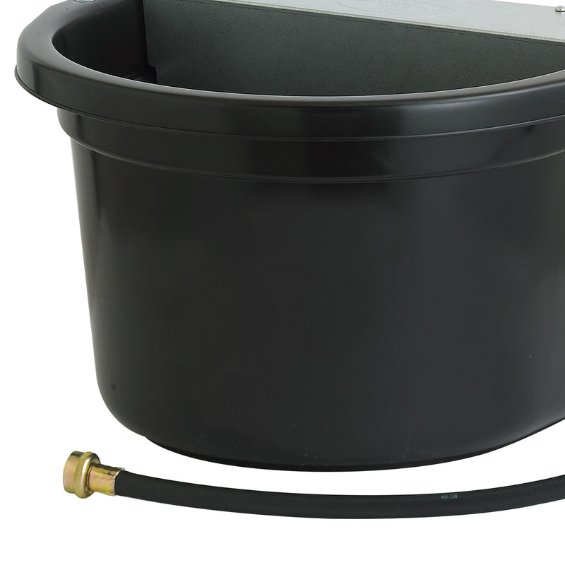Little Giant FW16MTLBLACK 4 Gal. Float Controlled Waterer Livestock Water Trough