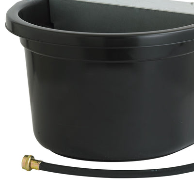 Little Giant 4 Gal. Float Controlled Waterer Livestock Water Trough (2 Pack)