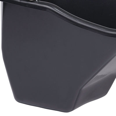 Little Giant 10-Quart Durable Plastic Flat Back Livestock Feed Bucket, Black - VMInnovations