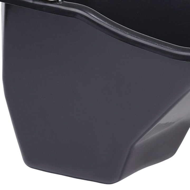 Little Giant 10-Quart Durable Plastic Flat Back Livestock Feed Bucket, Black - VMInnovations