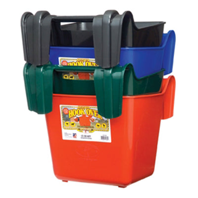 Little Giant Heavy Duty 15 Quart Mountable Plastic Hook Feeder, Black (Open Box) - VMInnovations