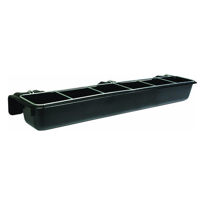 Little Giant Hook Over Goat Trough Heavy Duty Steel 9 Quart Feeder (Open Box) - VMInnovations