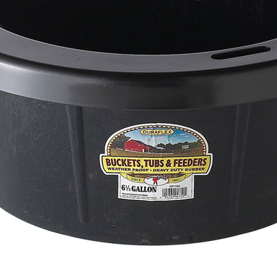 Little Giant Rubber Tub with Metal Hanging Hooks 6.5 Gallon Capacity (Open Box) - VMInnovations