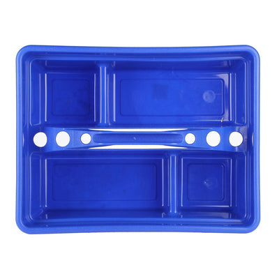 Little Giant Blue Supplies Plastic Organization DuraTote Box, Blue (Open Box) - VMInnovations