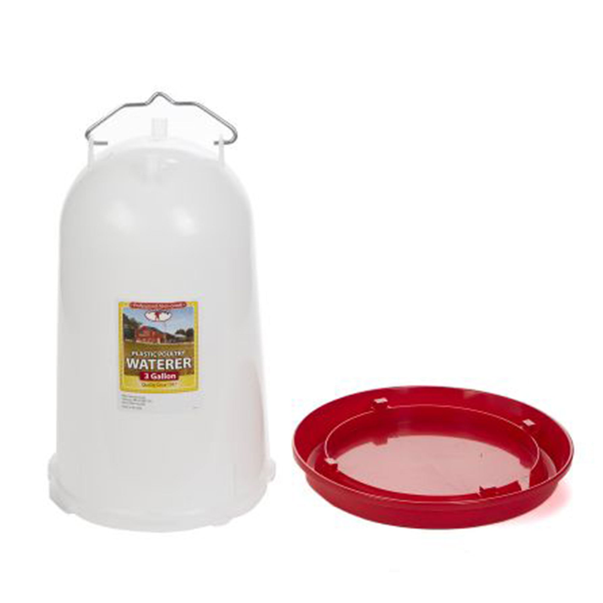 Little Giant 3-Gallon Heavy-Duty Plastic Gravity Fed Poultry Waterer (6 Pack)