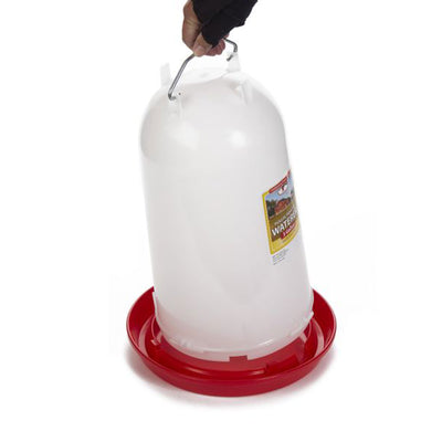 Little Giant 3-Gallon Heavy-Duty Plastic Gravity Fed Poultry Waterer (6 Pack)