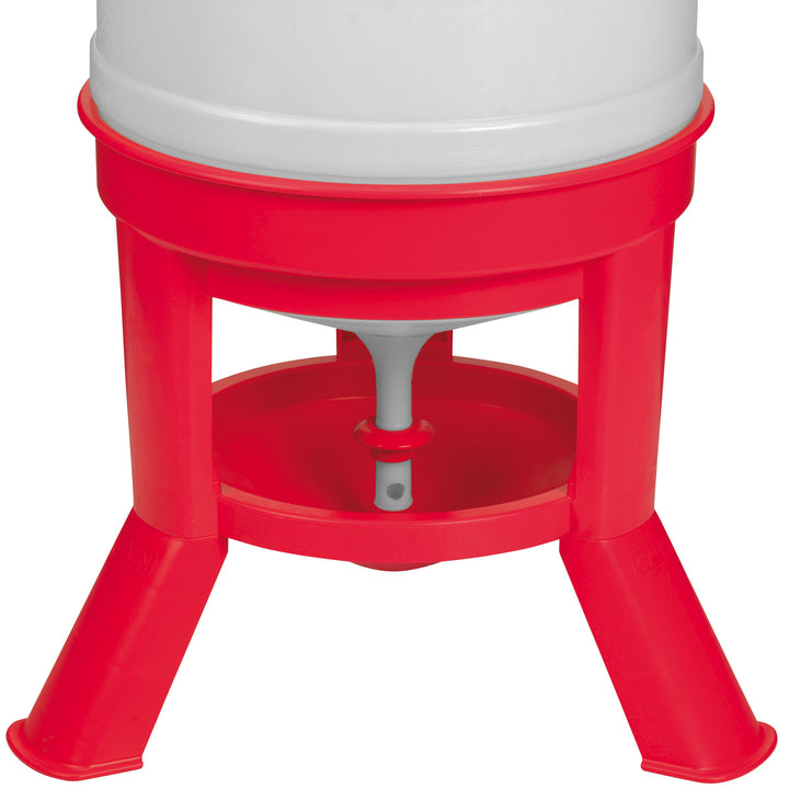 Little Giant 10 Gallon Tank Heavy Duty Poultry Chicken Gravity Waterer (2 Pack)