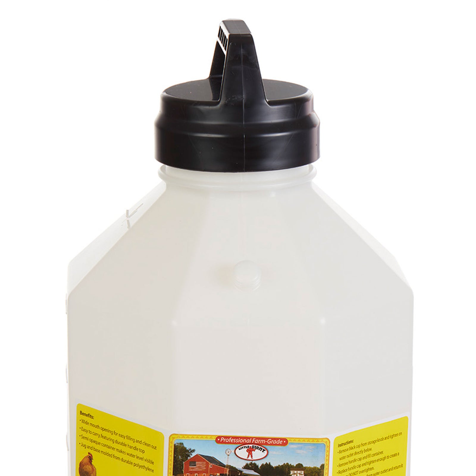 Little Giant PPF7 7 Gallon Capacity Automatic Poultry Waterer for Chickens, Red - VMInnovations