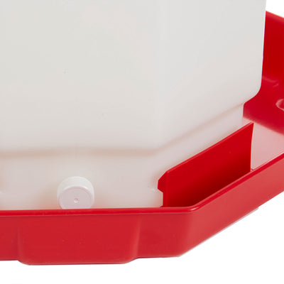 Little Giant PPF7 7 Gallon Capacity Poultry Waterer for Chickens, Red (Open Box) - VMInnovations