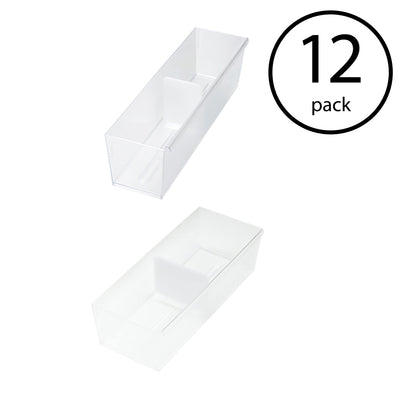 Like-It Dresser Drawer Closet Storage Organizer Divider for Socks (24 Pack)