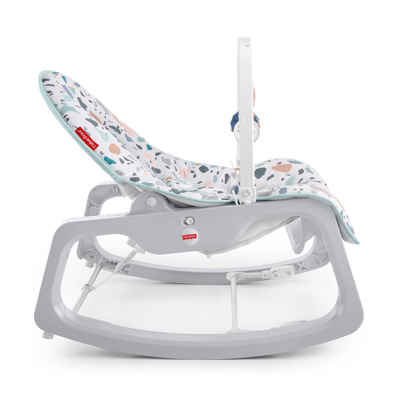 Fisher Price Infant to Toddler Baby Seat Rocker, Pacific Pebble (Open Box)