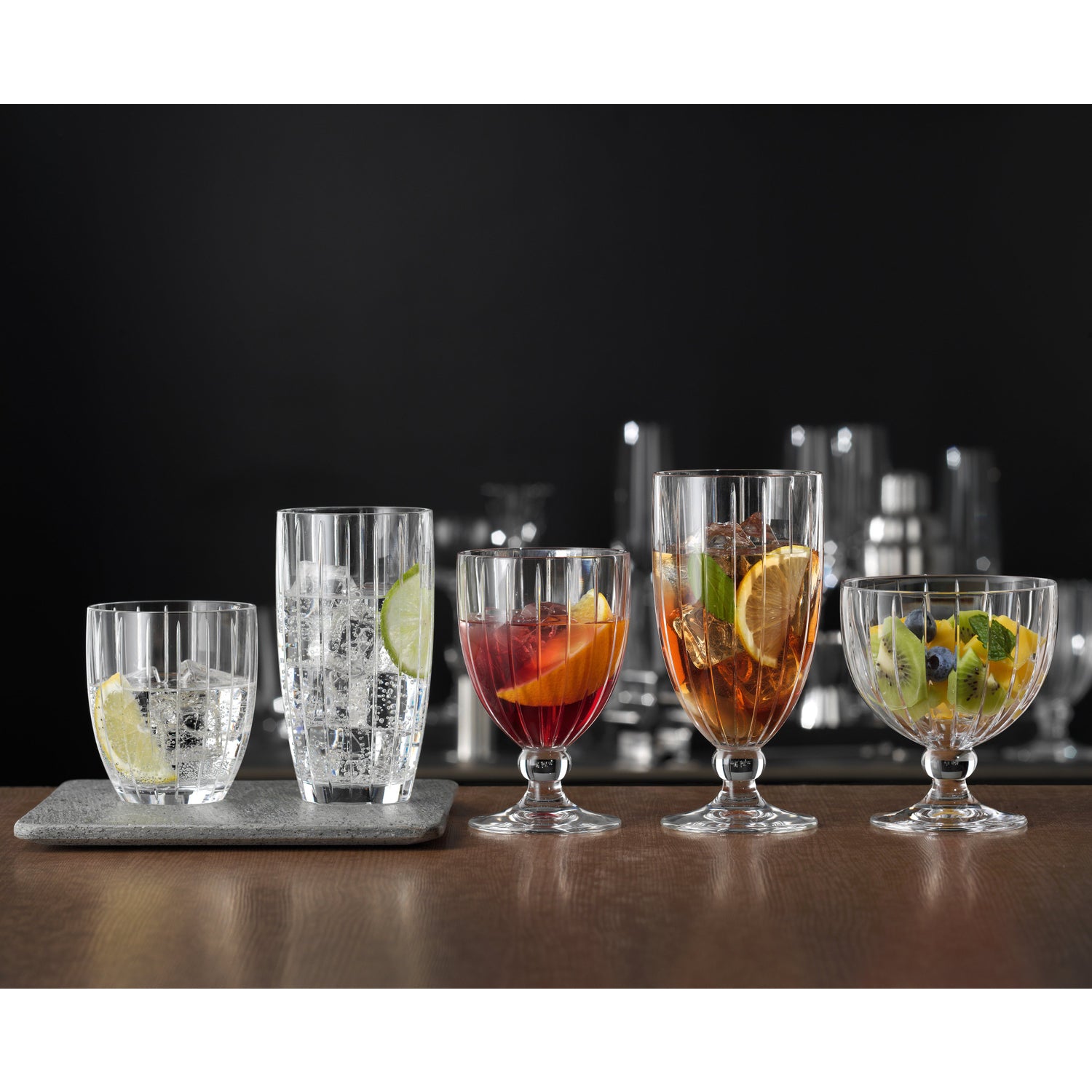 Riedel Crystal Whiskey Tumbler Glass and Grand Cru Red Wine Glass, Set of 4 - VMInnovations