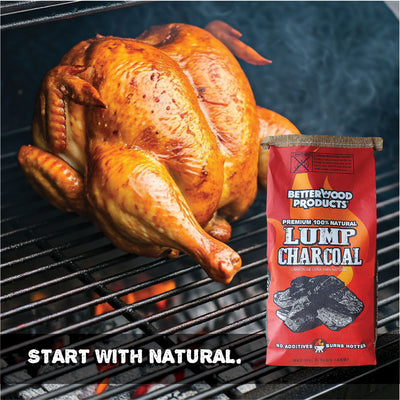 Betterwood Products 3317 100% All Natural Hardwood Lump Charcoal, 17.6 Pounds