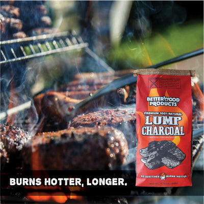 Betterwood Products 3317 100% All Natural Hardwood Lump Charcoal, 17.6 Pounds - VMInnovations