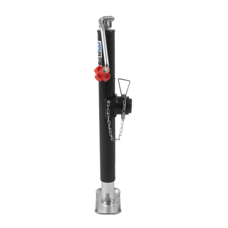 Pro Series Weld On 5000 Pound Capacity Topwind Swivel Trailer Jack w/ Footplate