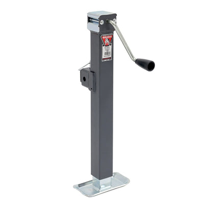 Bulldog 5000Lb 15 Inch Lift Sidewind Swivel Square Tube Trailer Jack (For Parts)