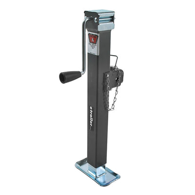 Bulldog 5000Lb 15 Inch Lift Sidewind Swivel Square Tube Trailer Jack (For Parts)