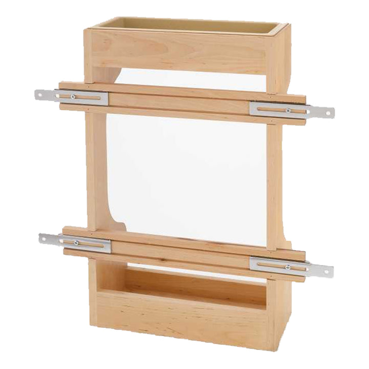 Rev-A-Shelf Door Mount Sink Base Cabinet Storage Organizer, Wood, 4SBSU-18