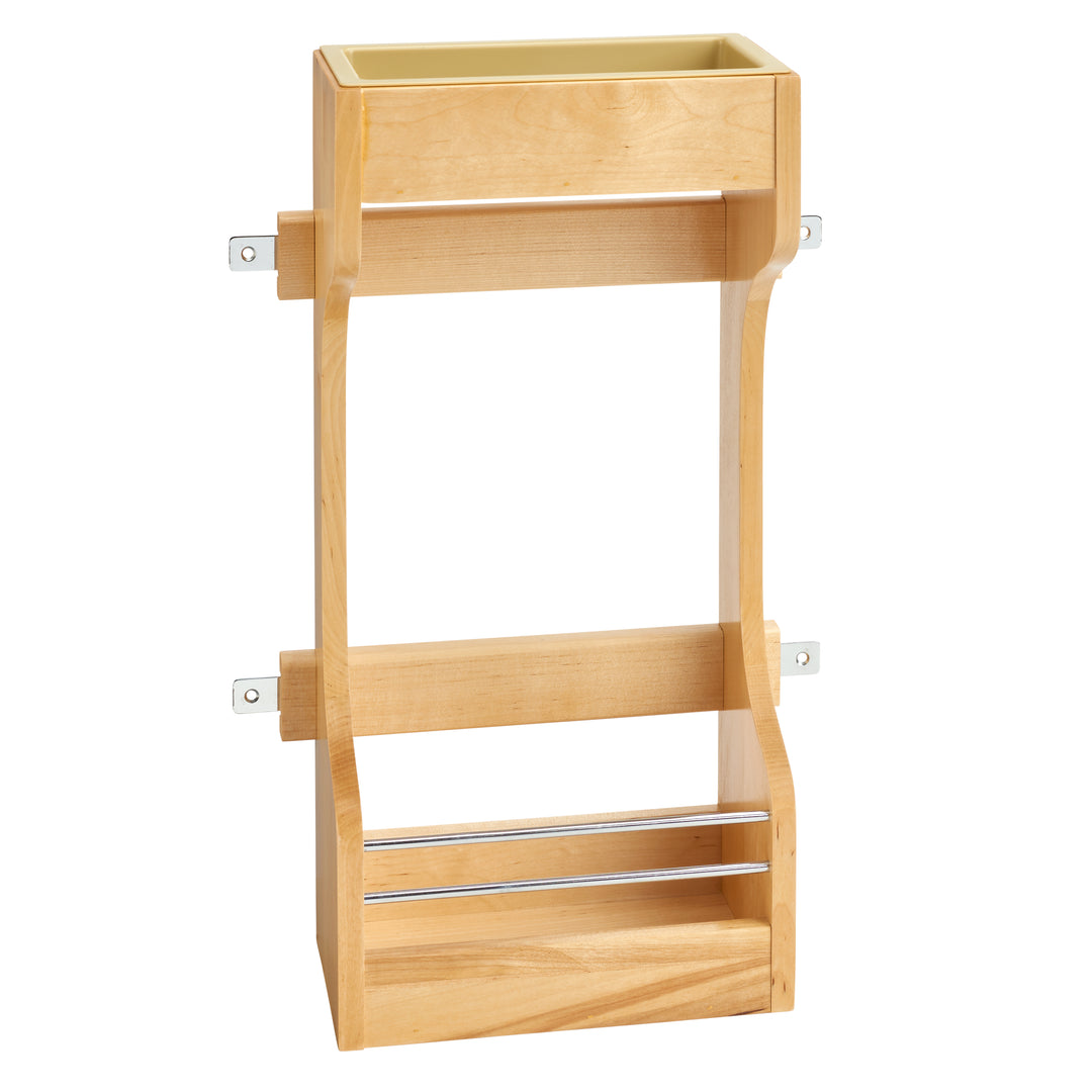 Rev-A-Shelf Door Mount Sink Base Cabinet Storage Organizer, Wood, 4SBSU-15