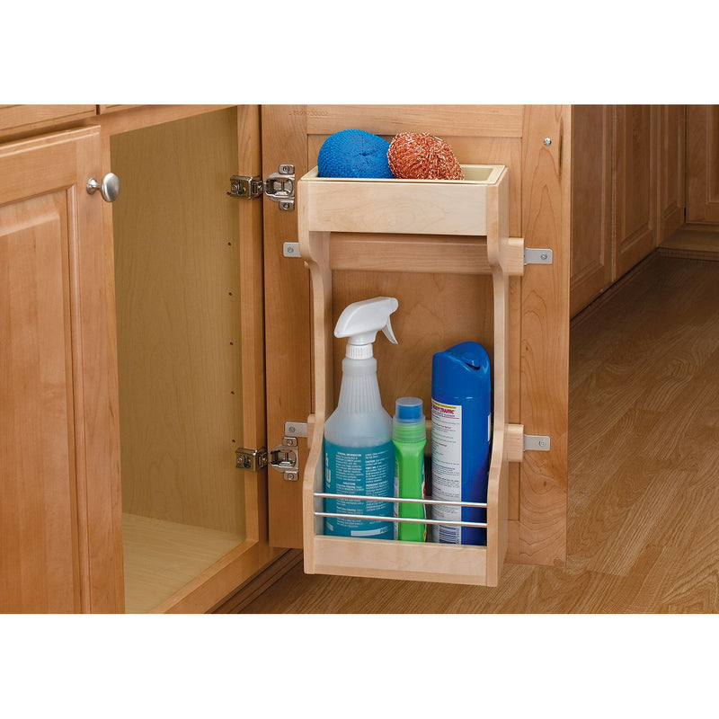 Rev-A-Shelf Door Mount Sink Base Cabinet Storage Organizer, Wood, 4SBSU-15