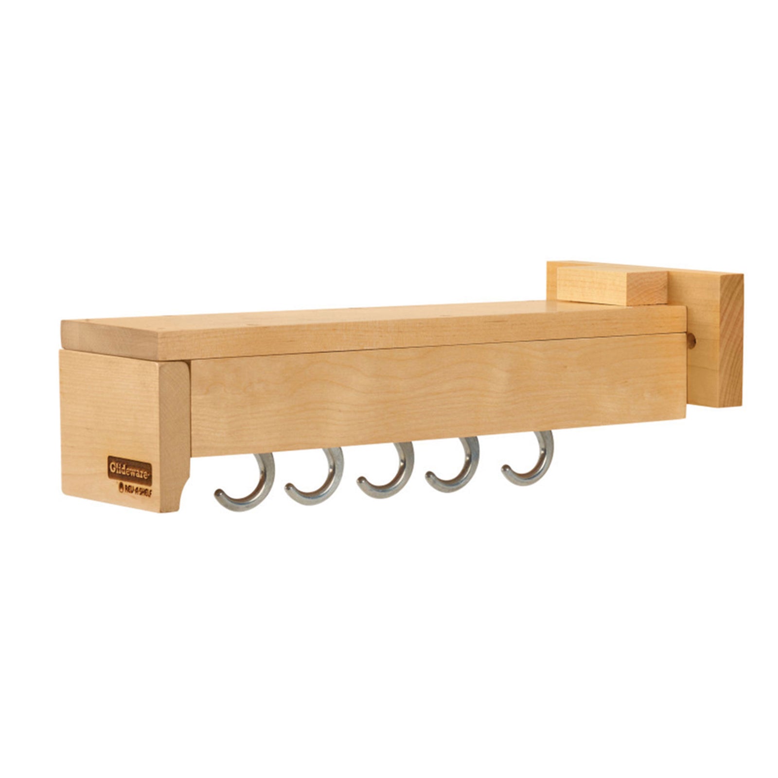 Rev-A-Shelf Pull Out Organizer Hooks w/Ball Bearing Slide System, GLD-W14-SC-5 - VMInnovations