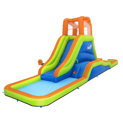 H2OGO! Kids Inflatable Outdoor Mega Water Slide Park Bounce House (Open Box)