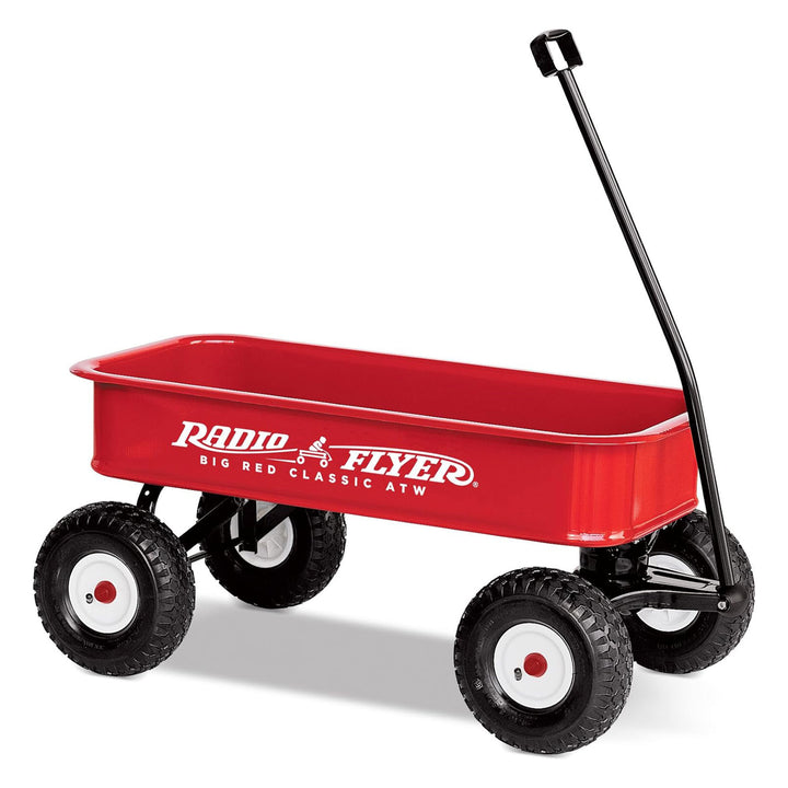 Radio Flyer Steel Wagon, Walking & Riding Cart for Kids Age 1-5, Big Red Classic