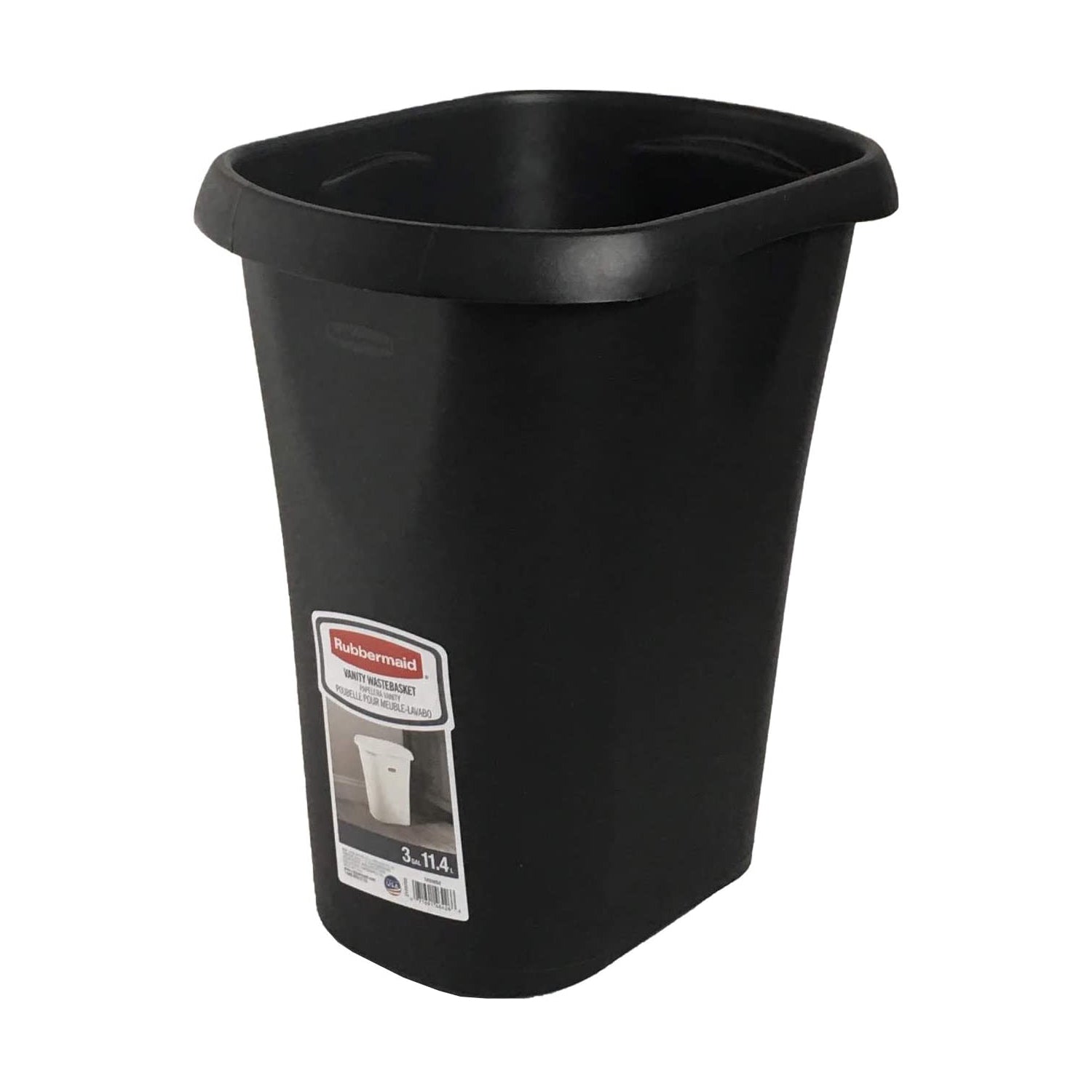 Rubbermaid 3 Gallon Plastic Home/Office Wastebasket Trash Can or Recycling Bin - VMInnovations
