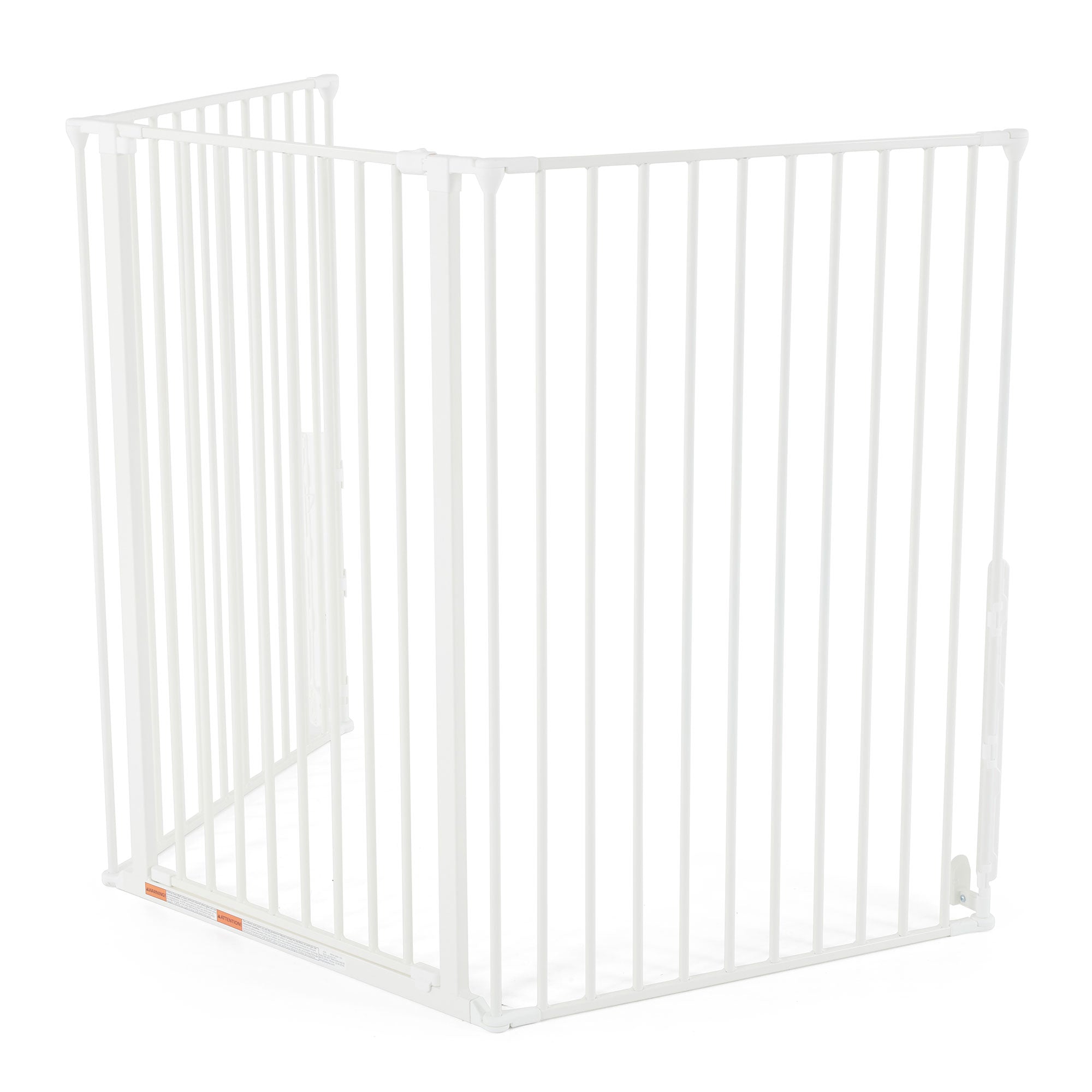 Scandinavian Flex Large and Extra Tall 35 to 88 In Safety Gate, White (Open Box) - VMInnovations
