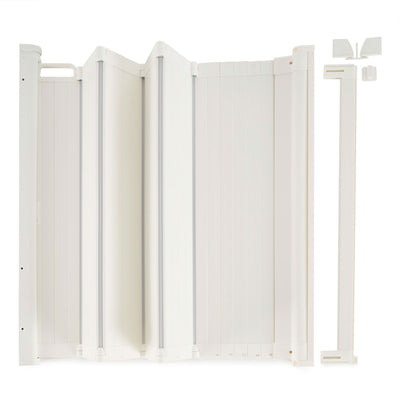Scandinavian Pet Design Retractable 22" to 36" Safety Gate, White (For Parts) - VMInnovations
