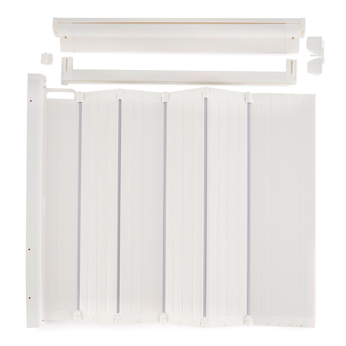 Scandinavian Pet Design Guard Me Retractable 22" to 36" Pet Safety Gate, White