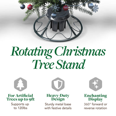 Home Heritage Electric Rotating Stand Base for Artificial Christmas Tree (Used) - VMInnovations