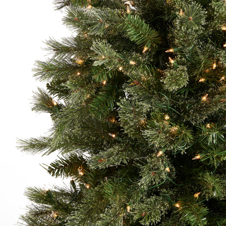 Home Heritage 9 Foot Pre-Lit Stanley Pencil Christmas Tree w/ Stand (For Parts)
